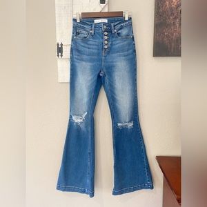 KanCan Petite Flare jeans
